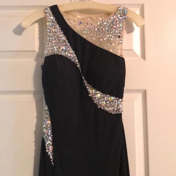 Rachel Allan Dresses & Skirts - Black jersey prom dress